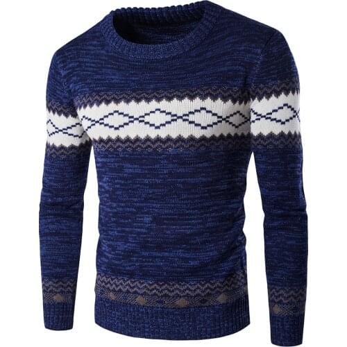 Winter Pullovers Homme Warm Navy Coat 3Xl Newest Autumn Sweaters and Pullovers Men Long Sleeve Knitted Sweater High Quality