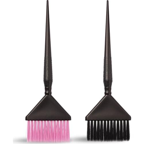3pcs Extra Wide Hair Brushes Colorful High-grade Hairbrush Barber Shop Dye Comb Hair Salon Supplies Special Dyeing Brush 1576