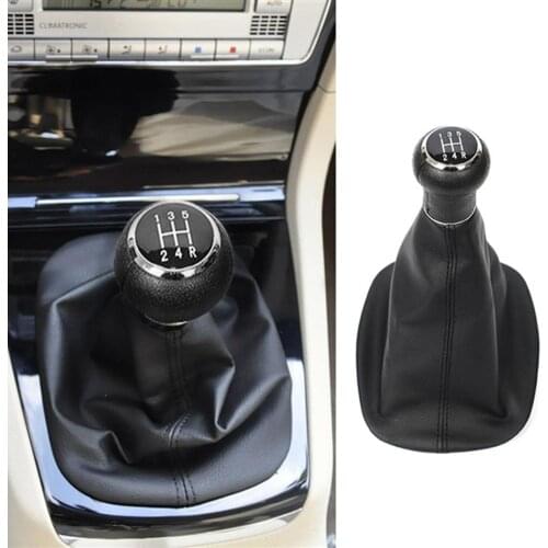 5 Speed Car Gear Stick Shift Knob Gaiter Boot Cover Replacement for Passat B5