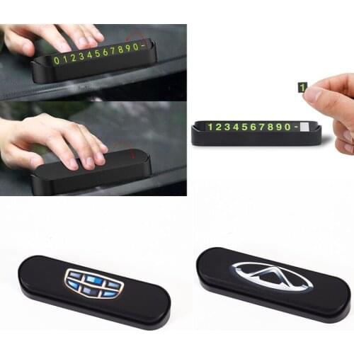 Car Styling Temporary Parking Card Sticker Phone Number Card Park Stop For Chevrolet Colorado Cruze Spark Captiva Malibu Trax