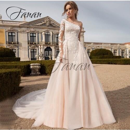 FANAN Womens One Shoulder Dresses