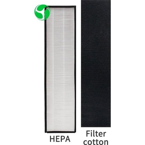 Air Purifier Filters HEPA Filter and Carbon Cotton Set Replacement For Germ Guardian FLT5000/FLT5111 AC5000 Series