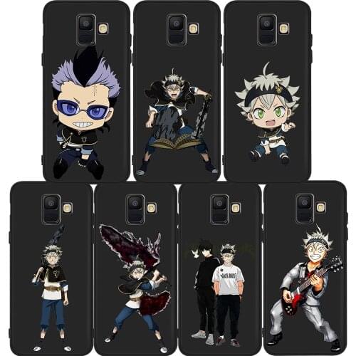 Hot Anime Asta Black Clover Yuno Noell Silva for Samsung Galaxy A3 A5 A6 A7 A8 A10 A30 A40 A50 A22 A32 A72 A82 J6 J7 J8 Plus