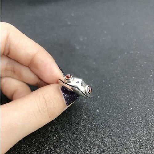 Cute Frog Animal Rings For Women Lady Girl Cute Fashion Open Ring Jewelry Christmas Gifts Adjustable Ring Birthday Gift