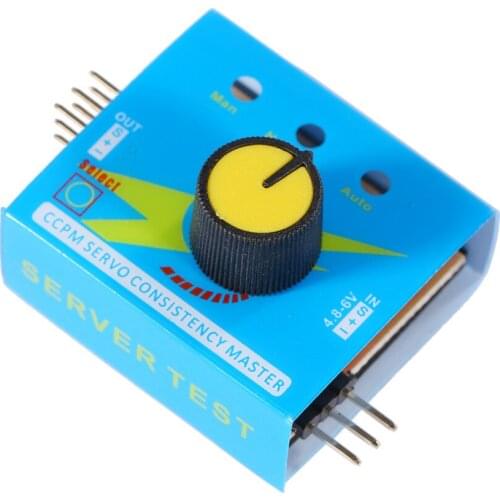 1 PCS 4.8-6v Multi Servo Tester 3CH ECS Consistency Speed Controller Power CHANNELS CCPM Meter High-quality Multi Servo Tester