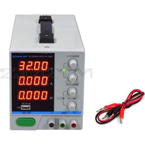 30V 10A Adjustable LED Digital Display Laboratory Power Supply, DC Current Voltage Regulator PS-3010DF,220V±10% ,110V±10