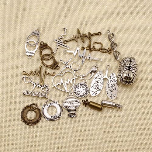 Hot 10pcs Lifesaving Supplies Charm Pendants Diy Jewelry For Necklace Bracelet Craft Findings