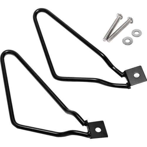 Motorcycle Saddlebags Saddle Bags Brackets Support For Harley-Davidson Sportster 883 Iron XL883N Dyna Bob Fxdf Softail V-Rod C