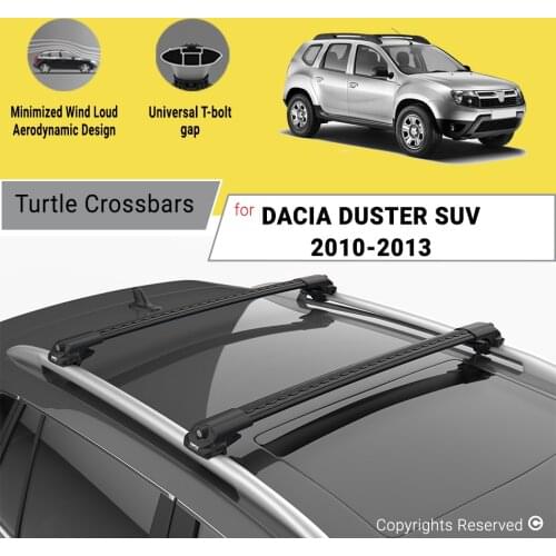 BARS FOR DACIA DUSTER (HS) SUV 2010-2013 ALUMINUM ALLOY SIDEBARS CAR ROOF RACK LUGGAGE CARRIER CROSSBAR