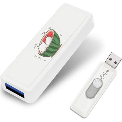 Personalized Pendrive 128GB Flash Drive Push and Pull 64GB Pen Drives U Stick 128 GB USB Flash Drives For Birthday Wedding Gift