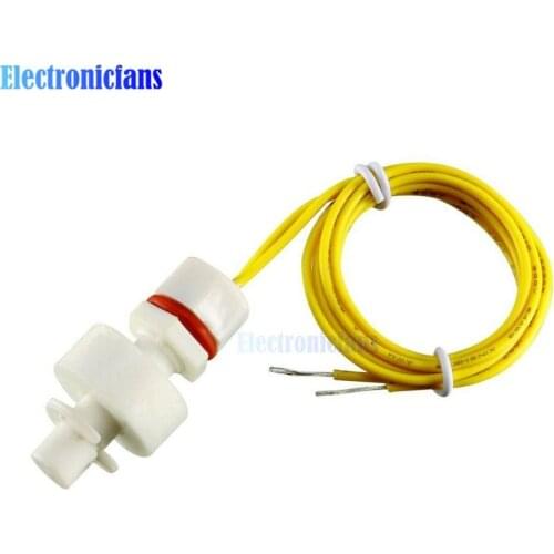 Normally Closed Low Pressure Float Switch ZP2508 Mini PP Tank Pool Water Liquid Level Sensor Module Vertical Float Switch 36mm