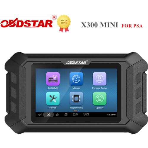 OBDSTAR H108 PSA Programmer All Key Lost Programming/Pin Code Reading/Cluster Calibrate for Peugeot/Citroen/DS with Can &K-line