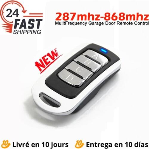 V15.0 Garage Door Remote Control For 287mhz 315mhz 390mhz 433mhz 868mhz Gate Remote Control Garage Door Opener Wireless Key