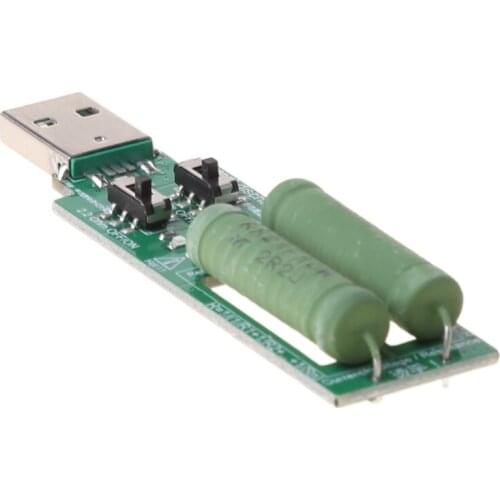 Resistor USB dc Electronic Load With Adjustable Switch 3 5V1A Current/2A/3A Battery Capacity Discharge Voltage Tester Resistance