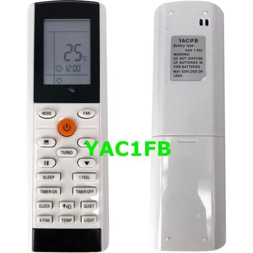 YAC1FB Replacement For Gree ELECTROLUX AC Air Conditioner Remote control New Universal YACIFB for gree