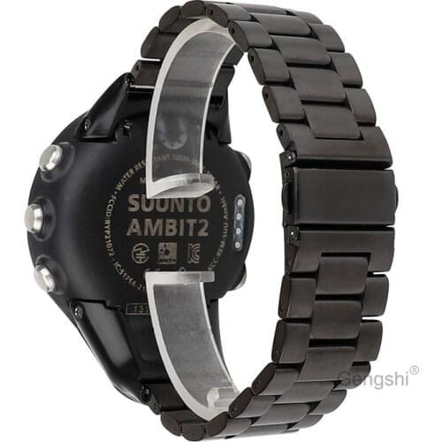Gengshi Stainless steel Replacement Watch Band Strap For Suunto Ambit1 2, 3, 2S, 2R,,Ambit 3 Sport, 3 Run,3 PEAK