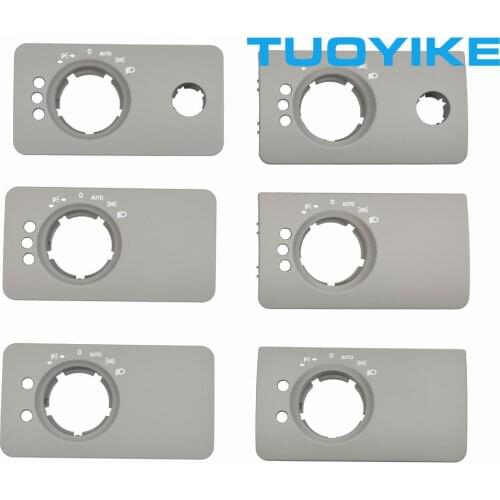 Car Interior Inner Headlight Switch Button Panel Cover Trim Gray For Mercedes BENZ R-CLASS W251 R300 R350 R400 R500 W164 ML GL