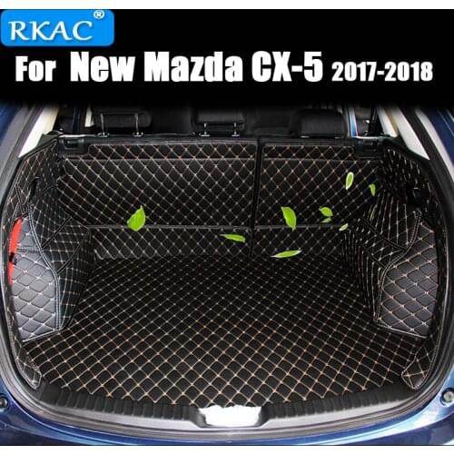 High quality! Special car trunk mats for New Mazda CX-5 2017 waterproof cargo liner mats boot carpets for CX5 2018,Free shipping