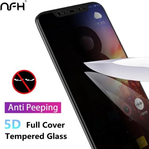 5D Full Cover Anti Spy Privacy Tempered Glass For Xiaomi Redmi Note 7 Mi 9 SE Screen Protector Case On MI 8 Mi 9 MIX 3 2S Glass