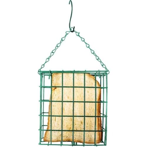 Green Square Bread Block Bird Feeder Outdoor Bird Food Device Suet Feeder Bird Cage Quick Delivery