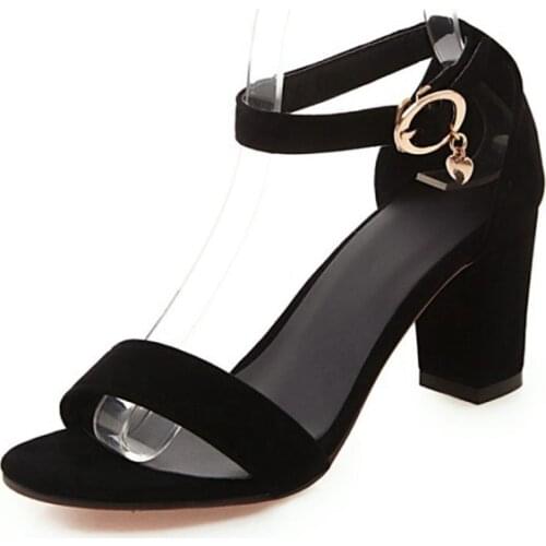 BLXQPYT Sweet Plus Big Size 34-47 Sandals Summer Women peep toe shoes woman High heels platform sandalias mujer 2019 78-8