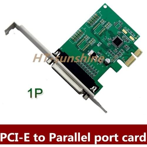 10PCS/LOT Free shipping Parallel Port DB25 LPT Printer to PCI-E PCI Express Card Converter Adapter