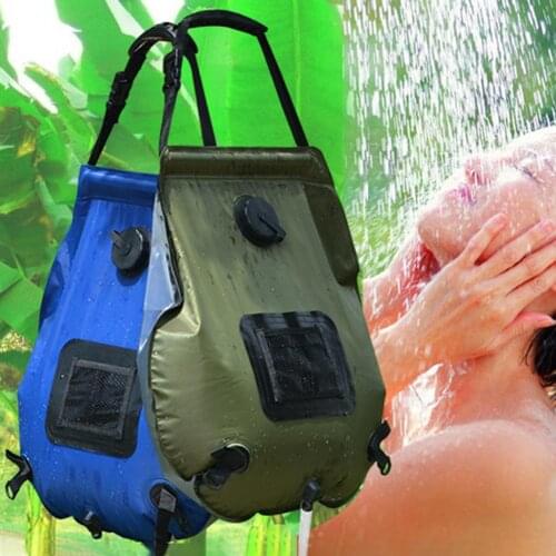 20L Outdoor Portable Camping Hiking Solar Heated Shower Bathing Water Bag Case Solar Heated Shower Bathing Water Bag Case