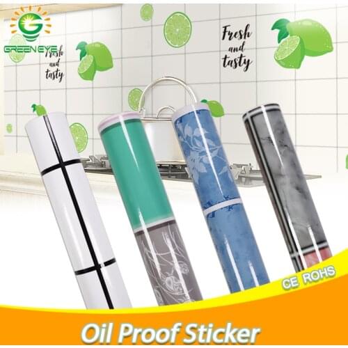 60cm x 10Meter Oil and WaterProof Wall paper Resistant Kitchen Bar Desktop Home Decoration Marble Pattern Wall Stickers