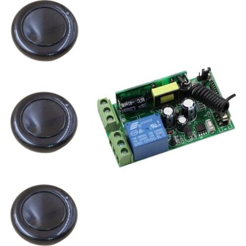 AC85 110V 220V 240V 250V 1CH 1 CH Wireless Relay Remote Control Switch Radio Control Switch Receiver Transmitter ; 315/433Mhz