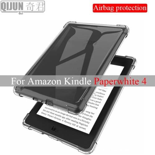 Tablet case for Amazon Kindle Paperwhite 4 6.0" Silicone soft shell Airbag cover Transparent protection Ebook tpu bag 2018