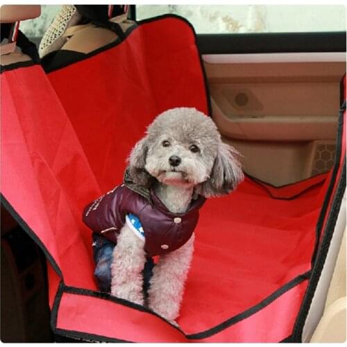 Car Seat Cover for Pet Dogs Anti Slip Easy Carry Protector Foldable Waterproof Cushion Rear Bench Back Mat Hammock Beds Car Mat