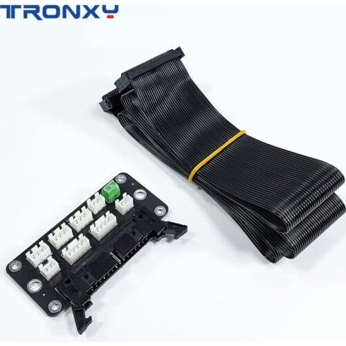 Tronxy 3D Printer Parts&Accessories Adapter Board with 82cm Cable Set Connect to X5SA Series and XY-2 Pro 3D Printer Matherboard