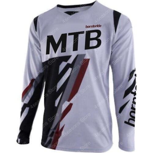 Downhill Jersey Moto Cycling Jersey Off Road Mountain Bike DH Bicicletta Jersey DH BMX Motocross Jersey cycling clothing