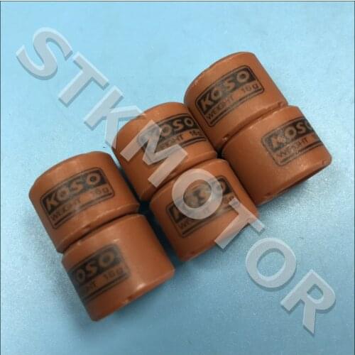 GY6 125CC 150CC KOSO Clutch Variator Roller 18X14MM 16g Free Shipping