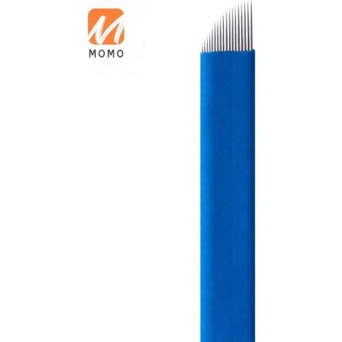 Line Embroidery Needle Piece Line Blade Hand-Craft Tattoo Blue Leather Yellow Leather Single Row