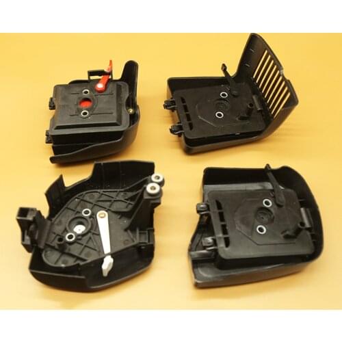 Air Filter Cover with Housing Kit Lawn Mower Air Filter for 139/40-5/140/139HS String Trimmer Brush Cutter Air Filter Assembly