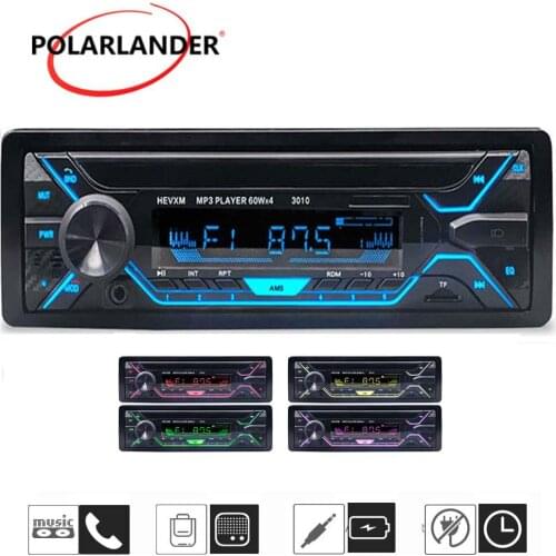 Microphone Car Aux MP3 Player 1 Din 3010 12V 3.5 inch Car Stereo Audio Single Din Bluetooth In-dash FM car radio New