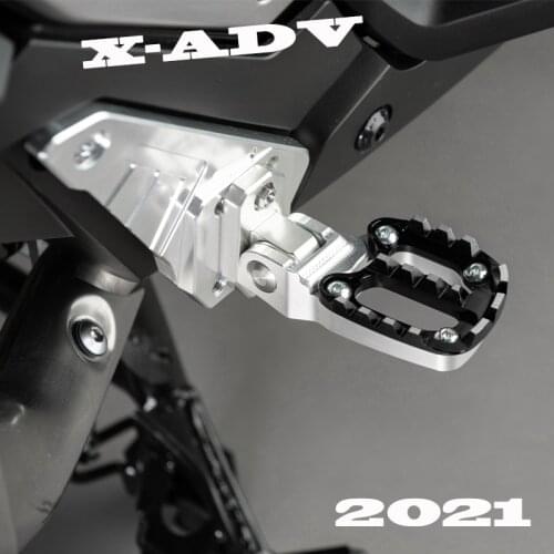 MTKRACING For HONDA X-ADV XADV X ADV 750 XADV750 XADV 750 2021 Motorcycle accessories Folding Rear Foot Pegs Footrest Passenger