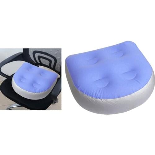 Suction Up Spa Hot Tub Booster Seat Cushion Inflatable for Adults 47x37x15cm