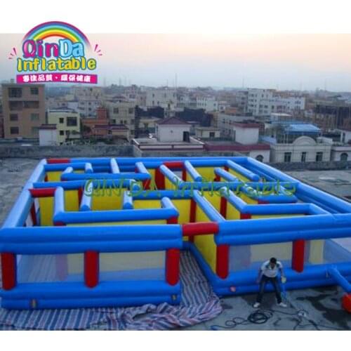 Inflatable Fun House for Kids Adults maze game inflatable maze arena