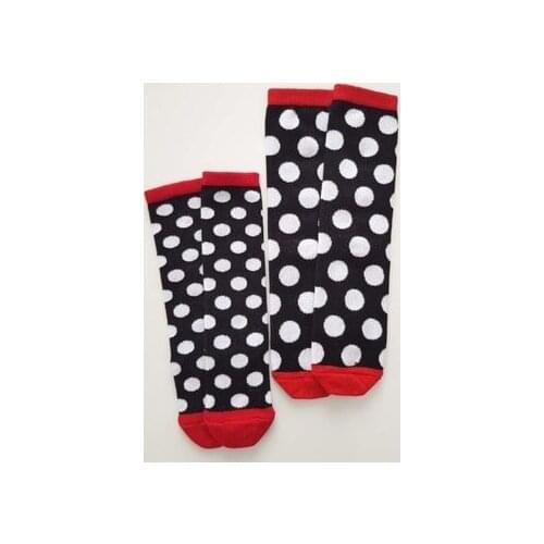 Mother Daughter Polka Dot Socks Set