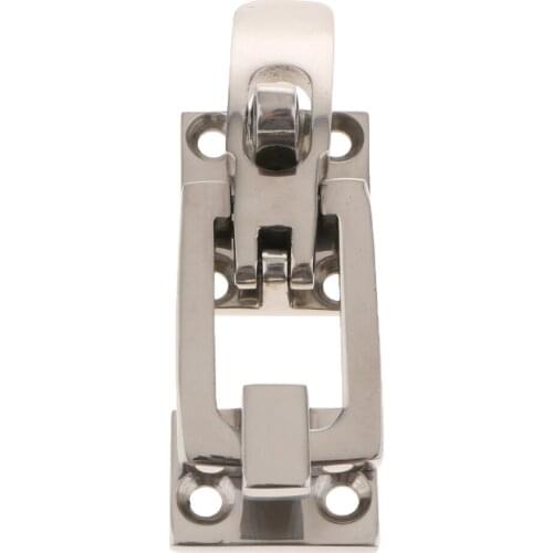 Polished Stainless Steel Anti-Rattle Latch Locker Hatch Fastener Hinge