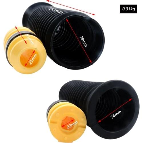 Front Dust Cover Air Shock Absorber Rubber Bellow Dust Boot Set For Buick Encore 2012 2013 2016 1.4
