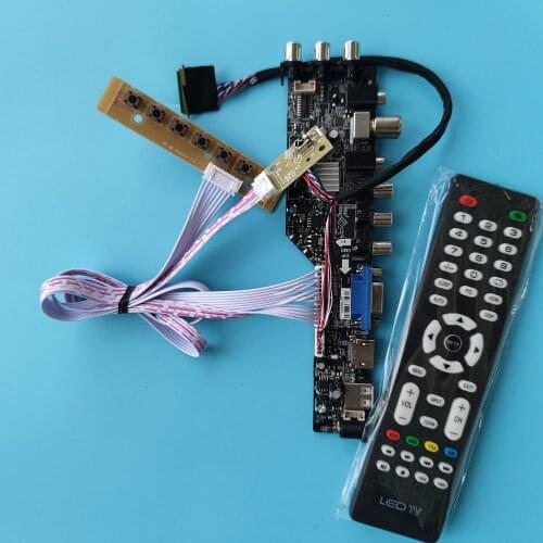 For LP101WHZ(TL)(A3)/(TL)(B1) 1366X768 VGA AV TV DVB-T DVB-T2 remote controller board digital LED USB HDMI-compatible panel