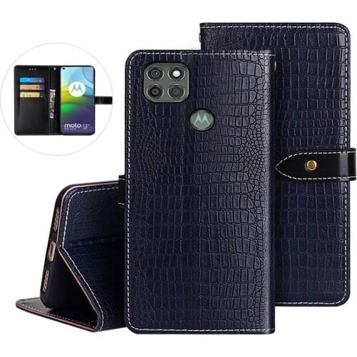ITien TPU Silicone Luxury Protect Flip Leather Cover Wallet Case For Motorola E7 Plus G Play Stylus G9 Power 2021 Etui Skin