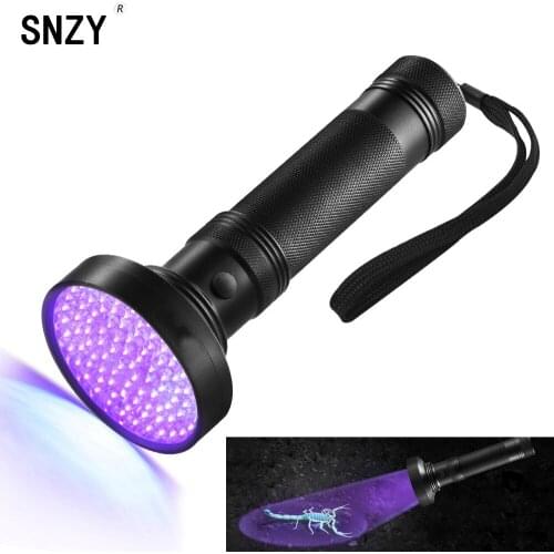 SNZY UV Flashlight Black light Ultraviolet Lights 100led blacklight Torch Pet Urine Detector For Dog/Cat Urine,Dry Stains