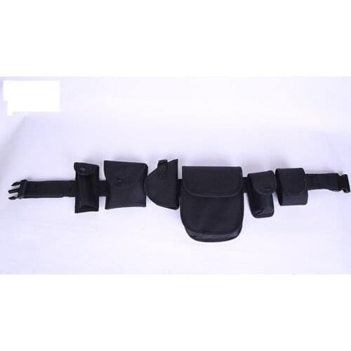 Tactical Gun Belt Bag Police Equipment System Multi-functional Police Utility Guard Belt Pouch Set Holster Modular Bag