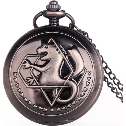 Vintage Unique Steampunk Clock Quartz Pocket Watch with Fob Chian for Men Women Pendant Gift Necklace TD2165