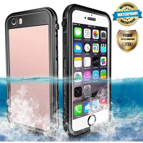IP68 Real Waterproof Phone Case for iPhone X 8 7 Plus 6 6S Plus Full Protection Cover Under Water Case for iPhone 8Plus 6Plus