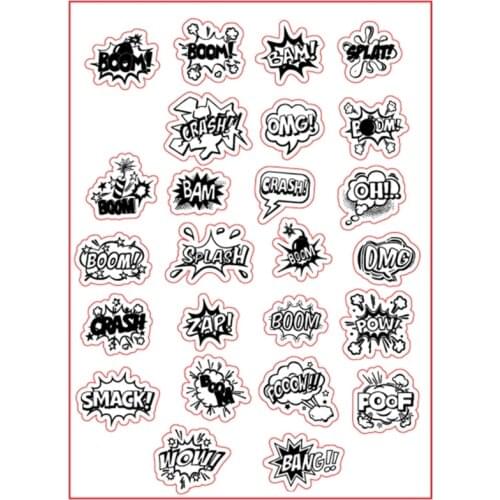 2021 New Boom Silicone Clear Seal Stamp DIY Scrapbooking Embossing Photo Album Decorative